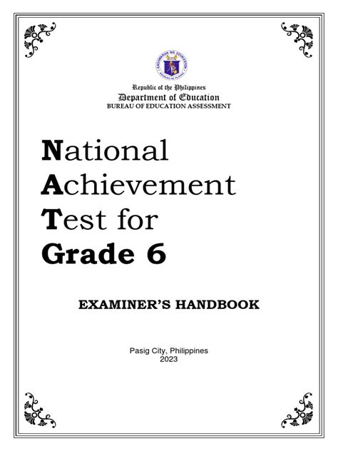 2023 NATG6 Examiners Handbook .